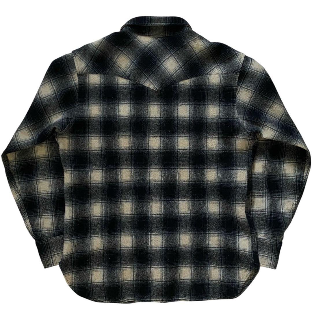 アポロクリード 　PENDLETON 90s シャドウチェック白　黒　XL
