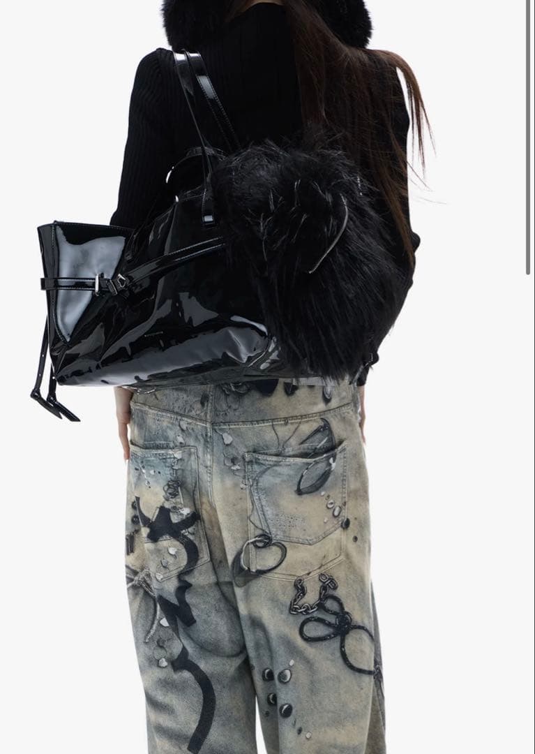 theredthread S print denim 1 toys デニム