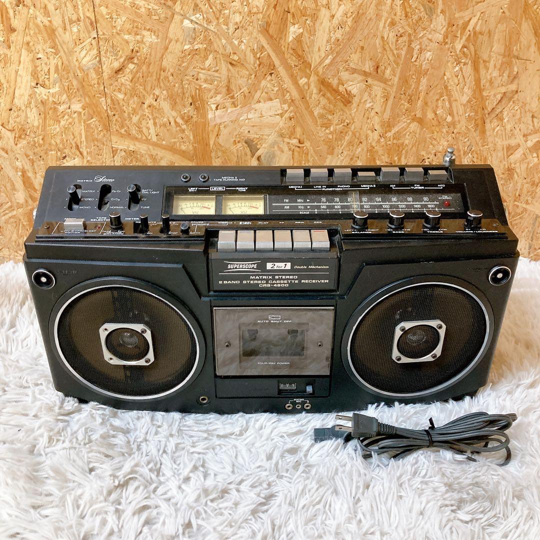 superscope crs-4800 ラジカセ