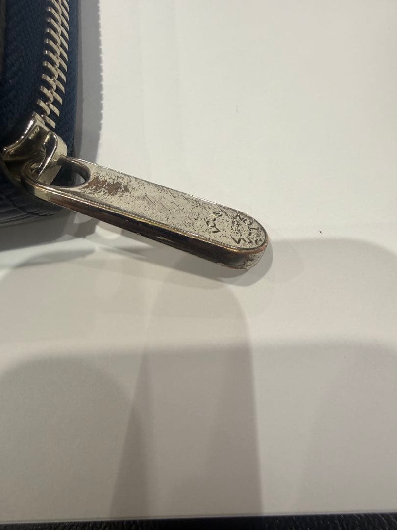 エピレザー ネイビー 長財布