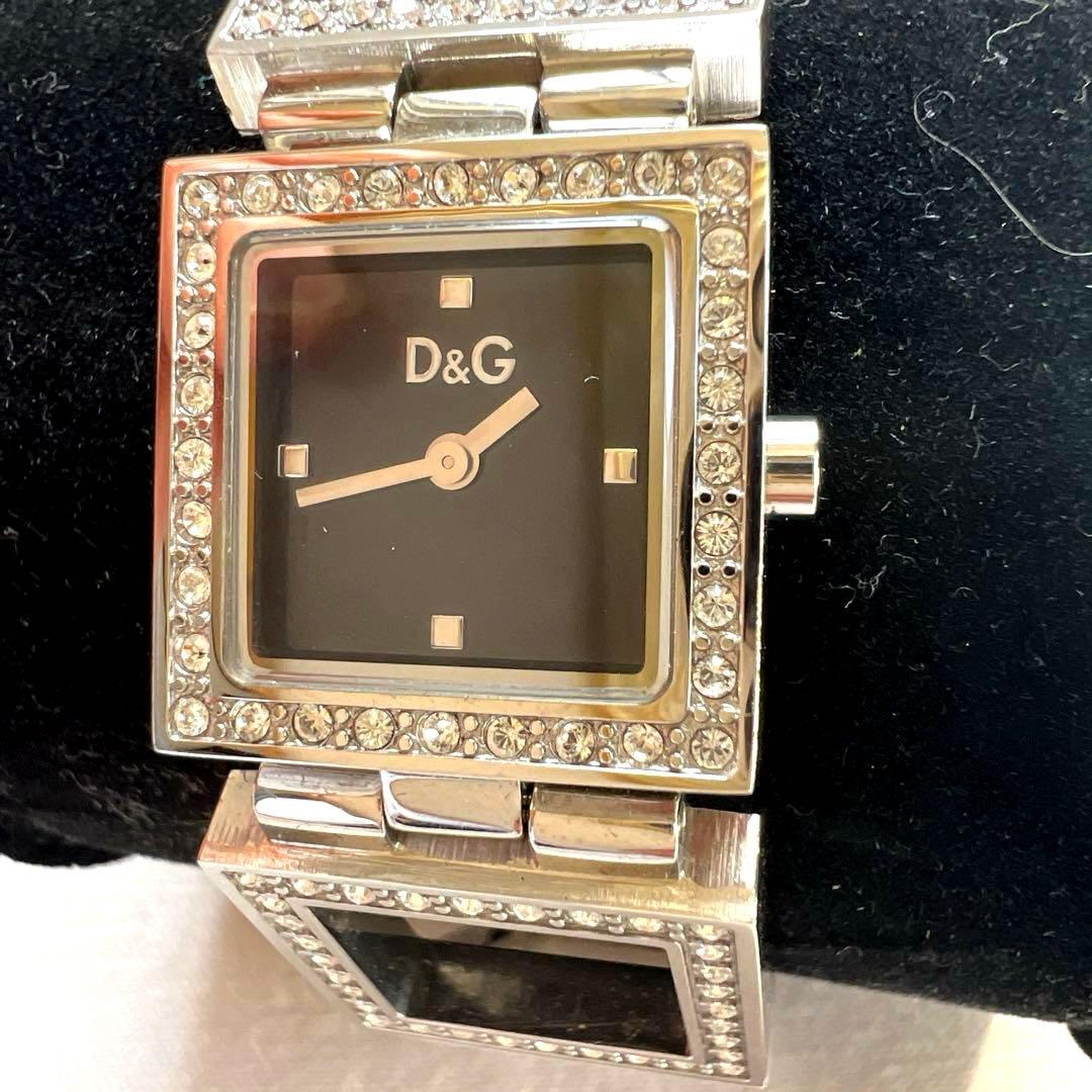 D&G TIME ドルチェ＆ガッバーナ レディース ジルコニア付 腕時計