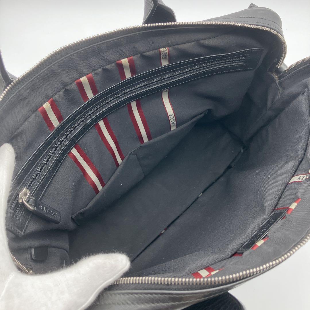 BALLY オールレザー ブリーフケース トレインスポッティング ブラック
