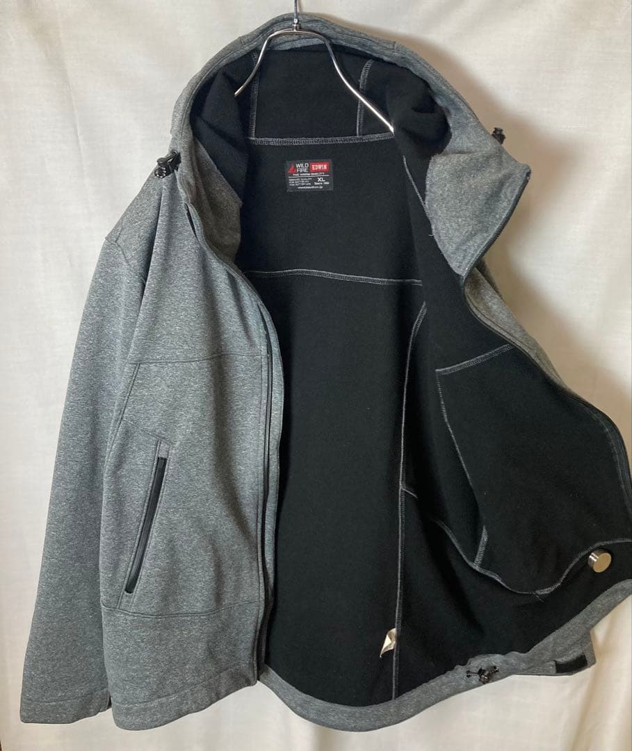 新日本プロレス×EDWINコラボ伸縮素材パーカーゆったりXLサイズ