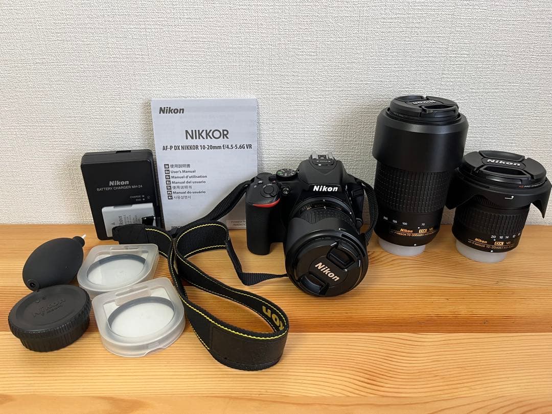 【あの】Nikon D5600 一眼レフ　レンズ3点