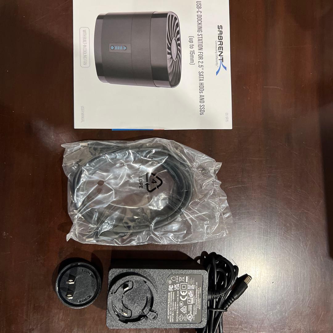 SABRENT 5-BAY USB-Cドッキングステーション DS-5R15