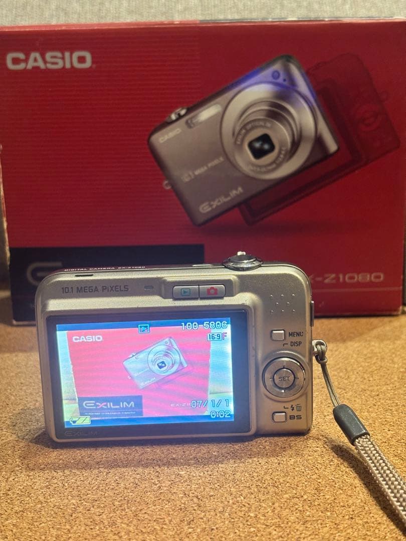 【動作確認済】CASIO EXILIM EX-Z1080デジタルカメラ