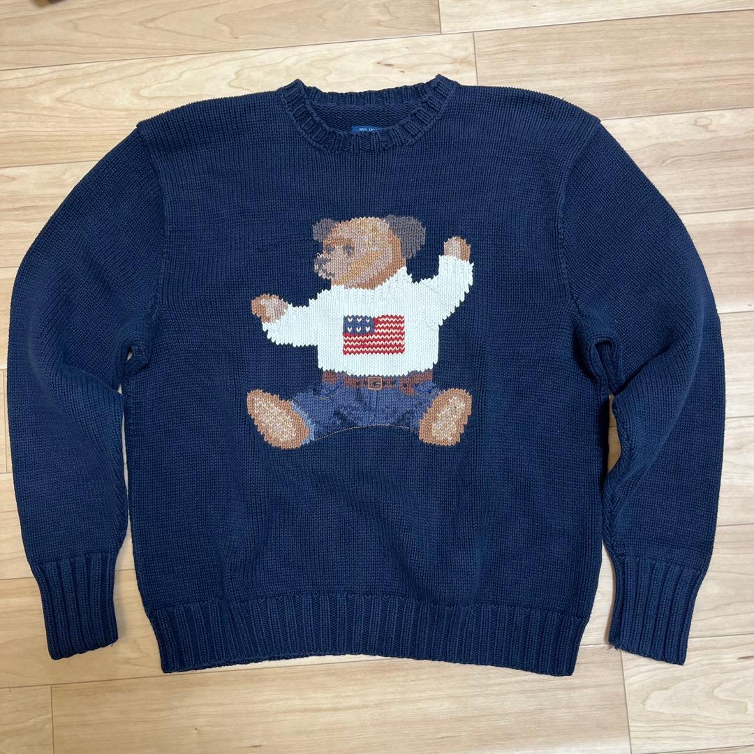 Ralph Lauren ベア コットン セーター　ポロベア