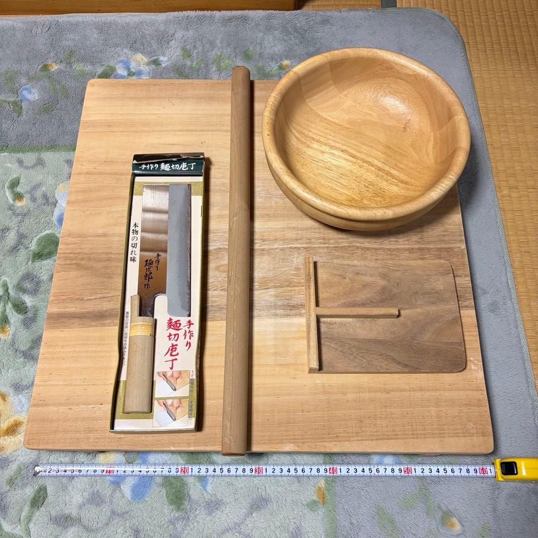 そば・うどん麺打ちセット　麺次郎　包丁