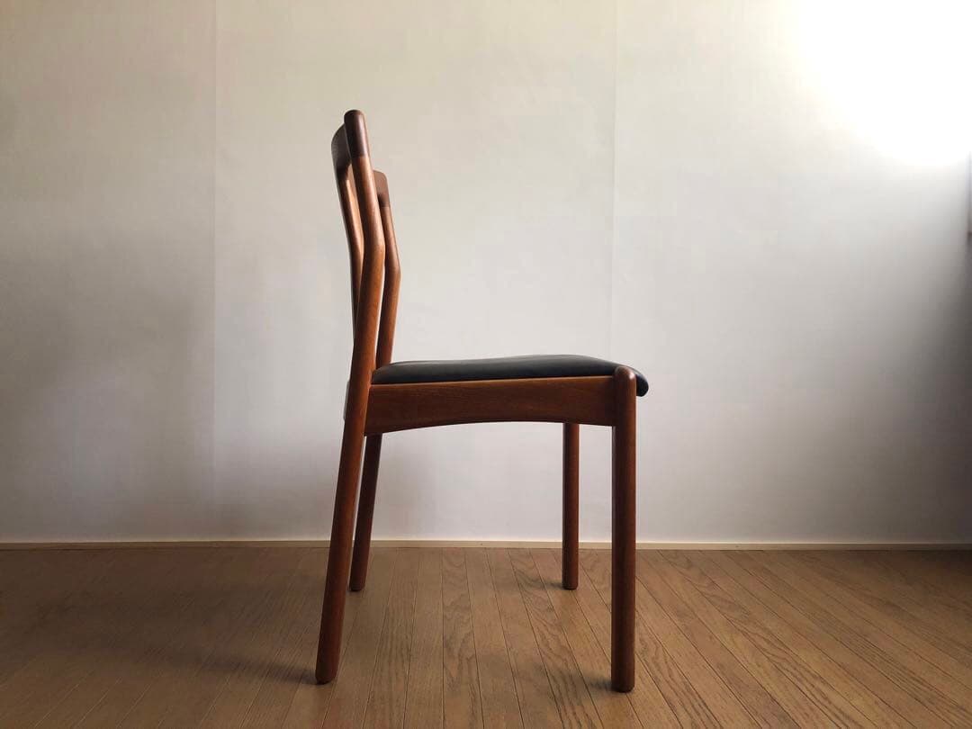 デンマーク dyrlund チーク無垢材チェア③ 北欧ヴィンテージ家具