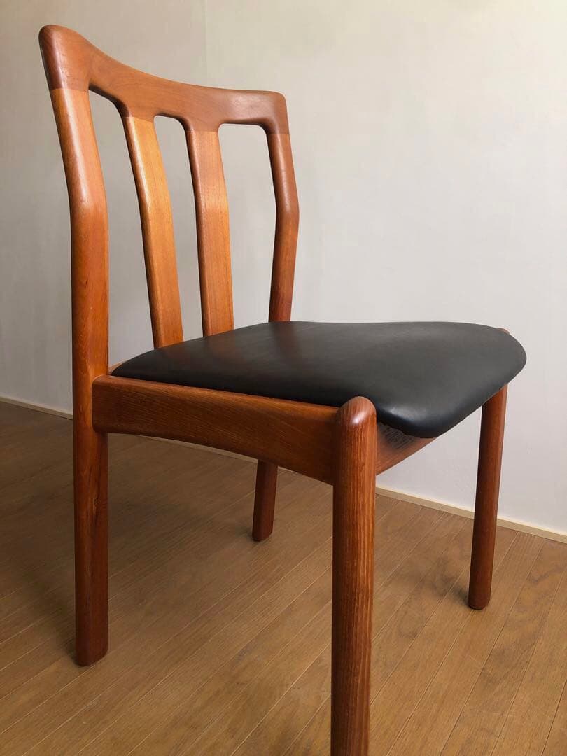 デンマーク dyrlund チーク無垢材チェア③ 北欧ヴィンテージ家具