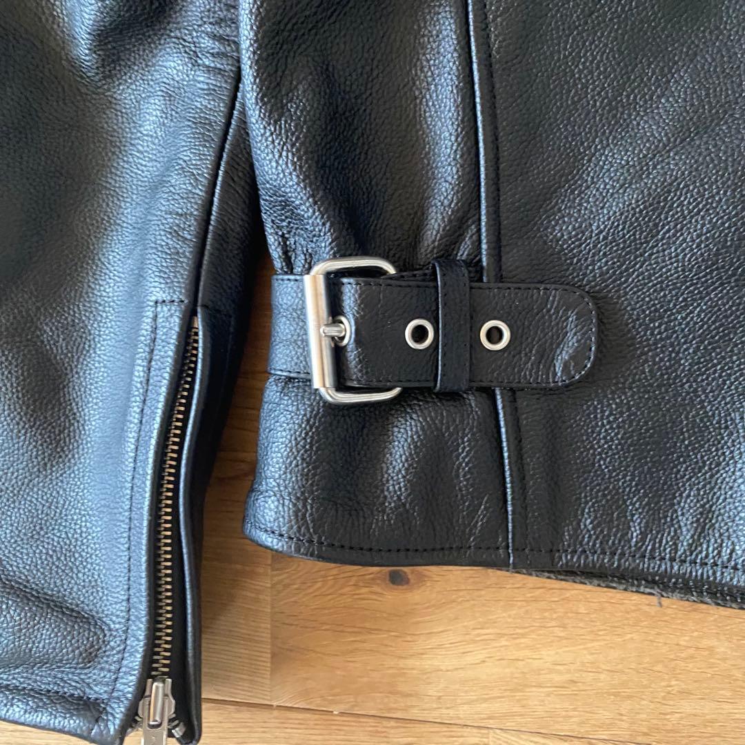 カウレザー　rookie leathers シングルライダース 革ジャン 牛革