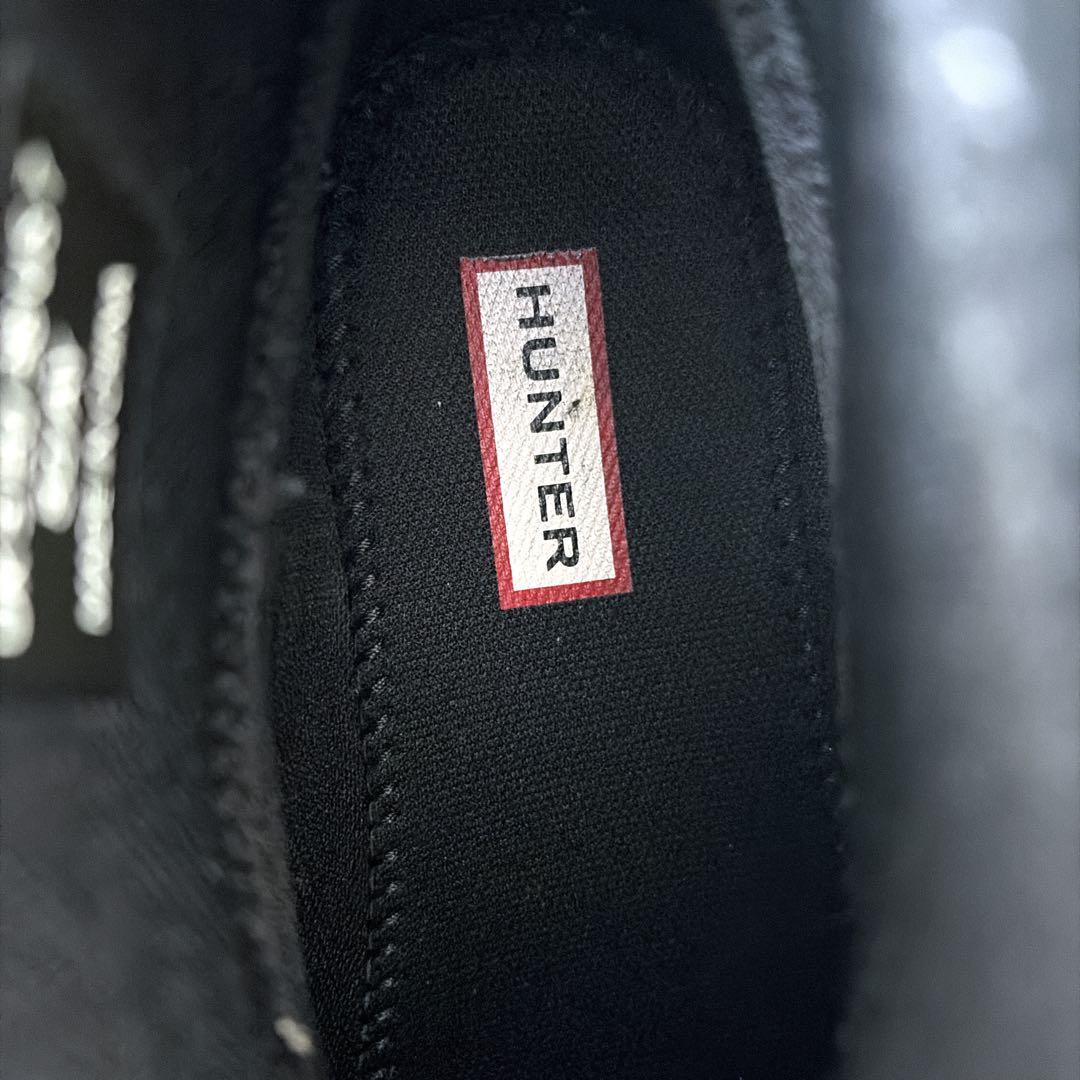 mさま専用 HUNTER エクスプローラーアンクルジップ フラットフォームブーツ