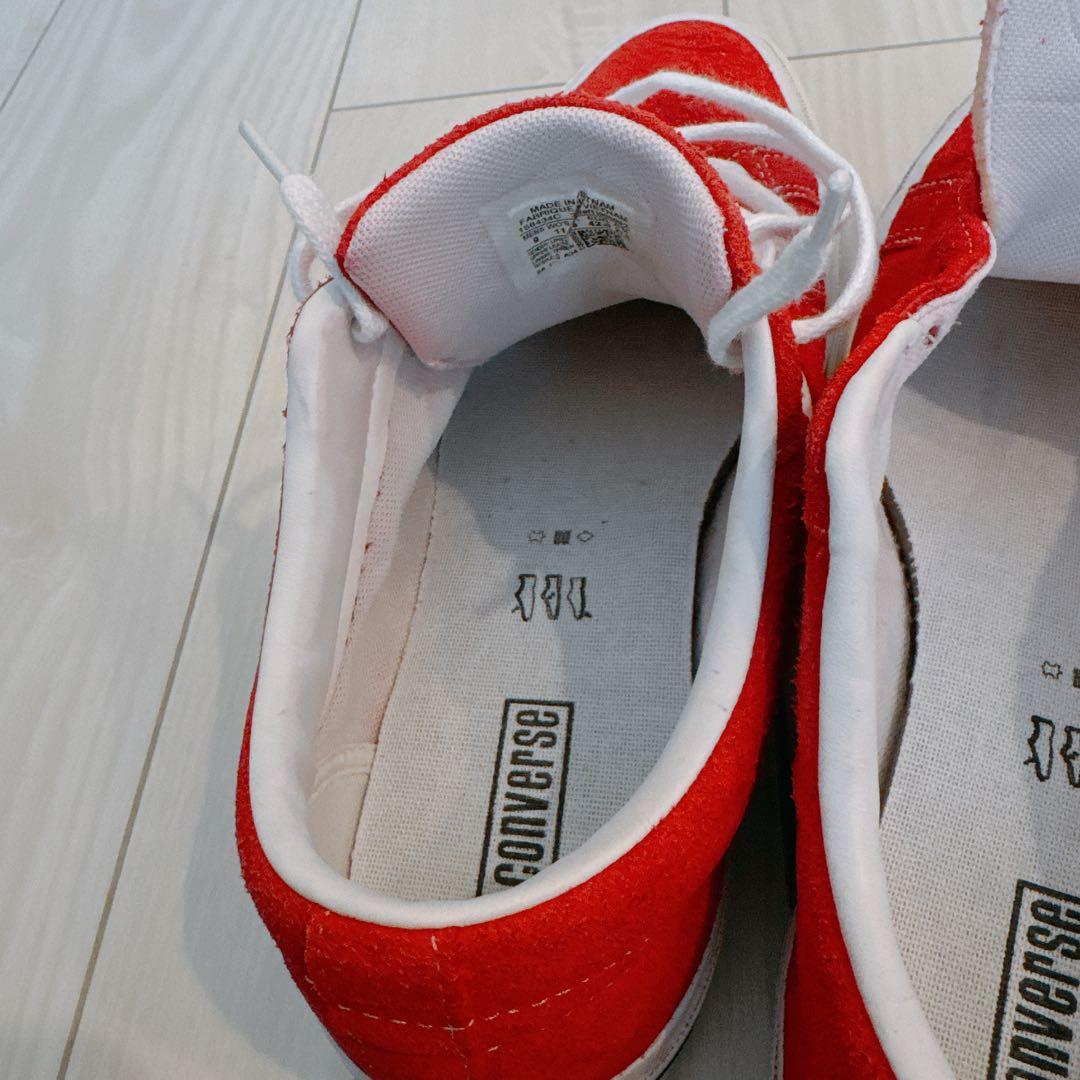 27.5cm 【日本未発売モデル】CONVERSE ワンスター OX Red
