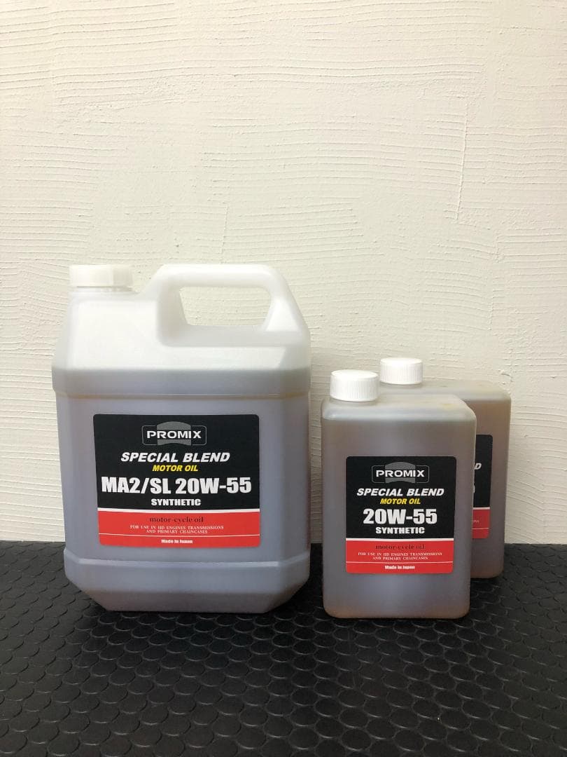 ハーレー専用オイル　20w-55（100％化学合成油）6L