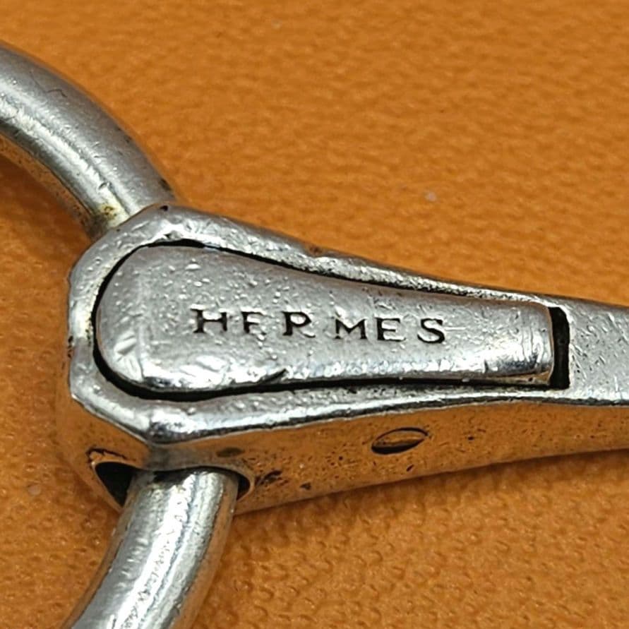 【Vintage】HERMES ホースビット キーリング