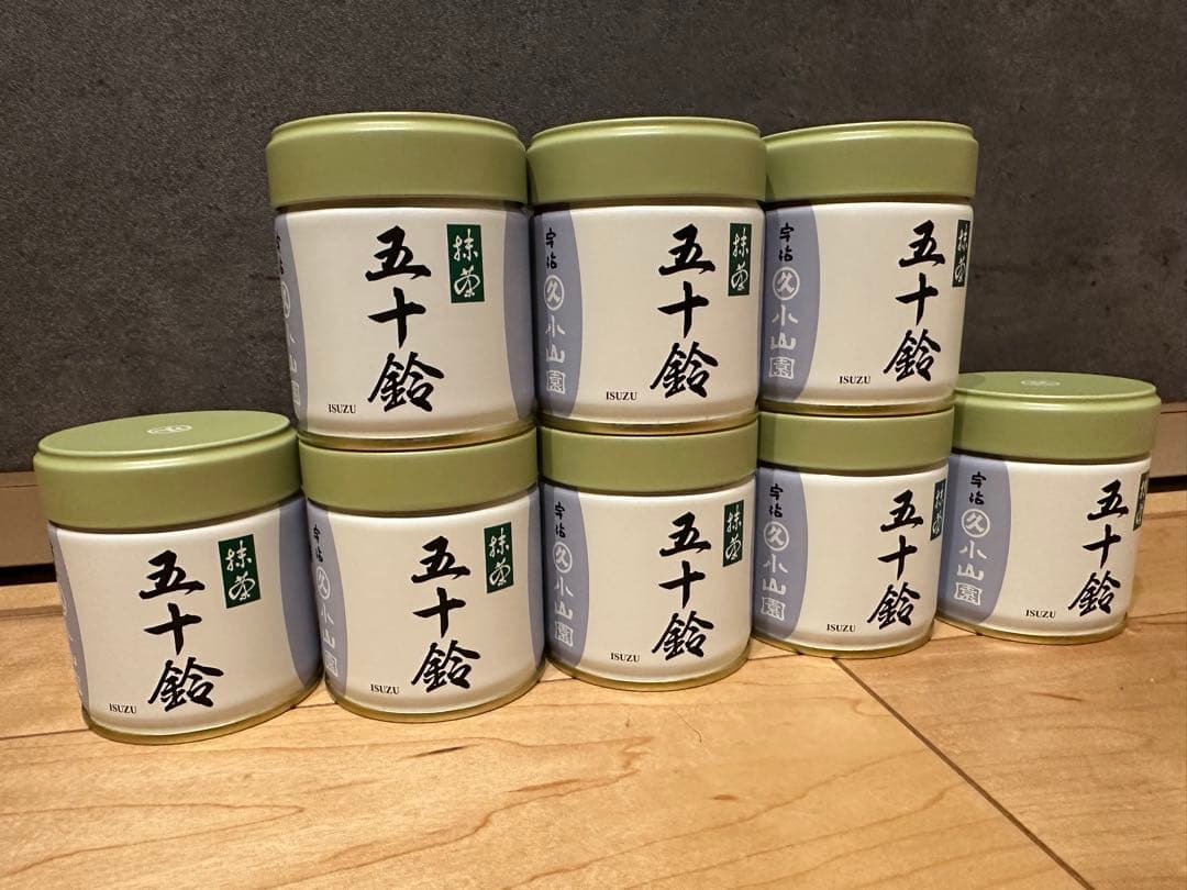 丸久小山園　抹茶　五十鈴40g缶x8缶