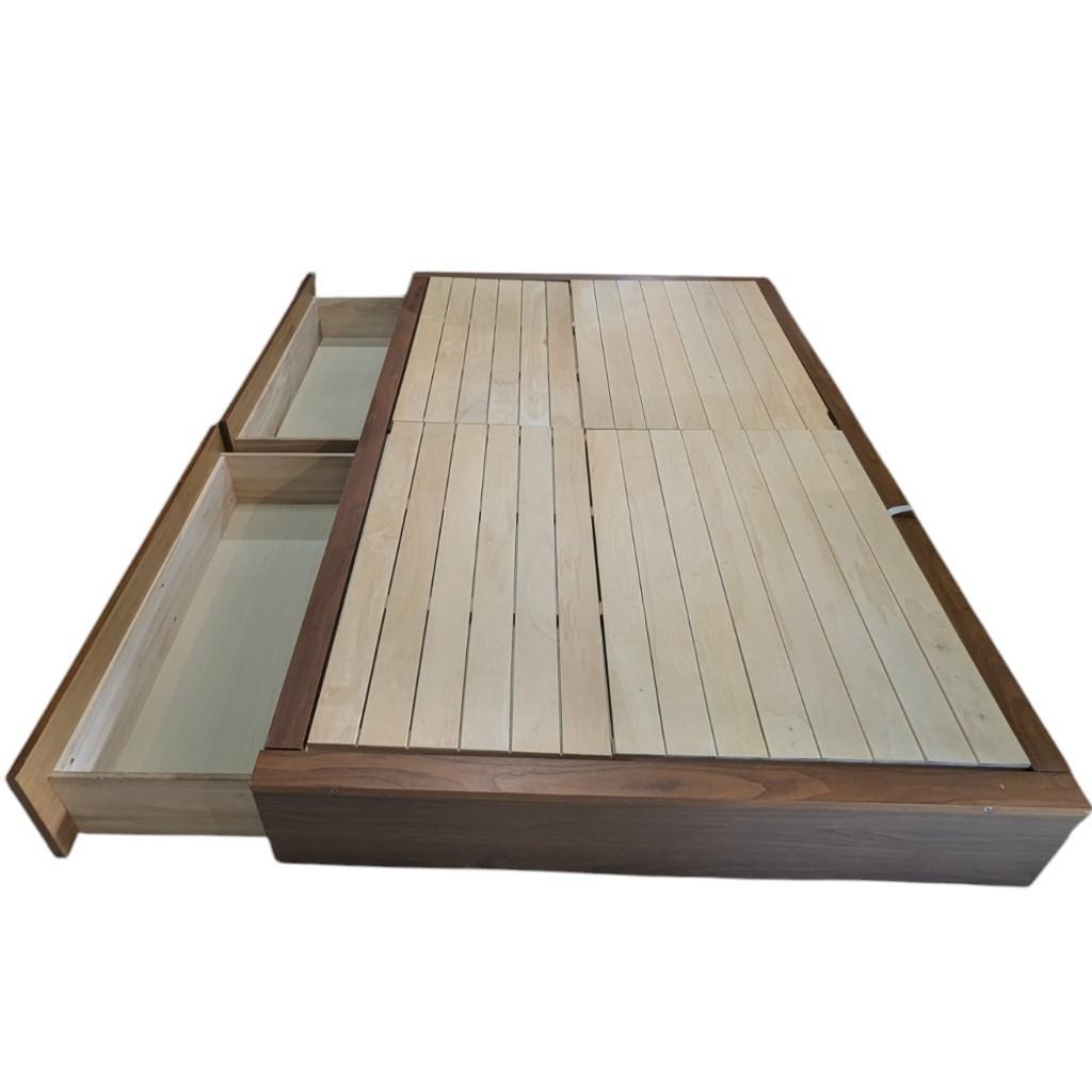 【無印良品】　セミダブル　ベッドフレーム　収納付き　引き出し　愛知県　あま市