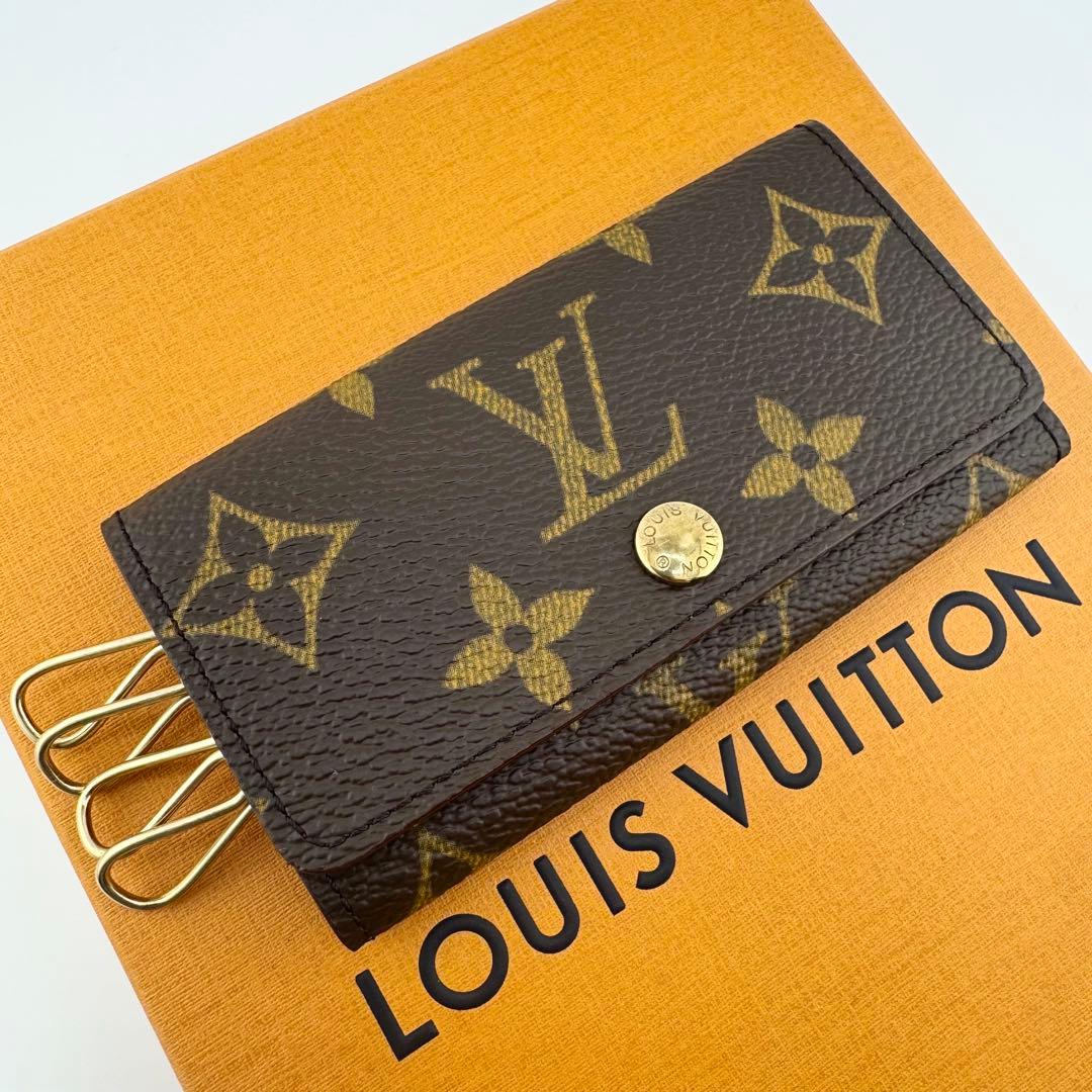 【最高級美品】ルイヴィトン ミュルティクレ4 キーケース 4連 モノグラム