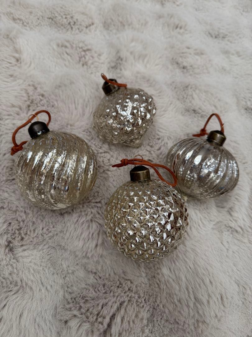 Antry ガラス製 クリスマスオーナメントセット 22個