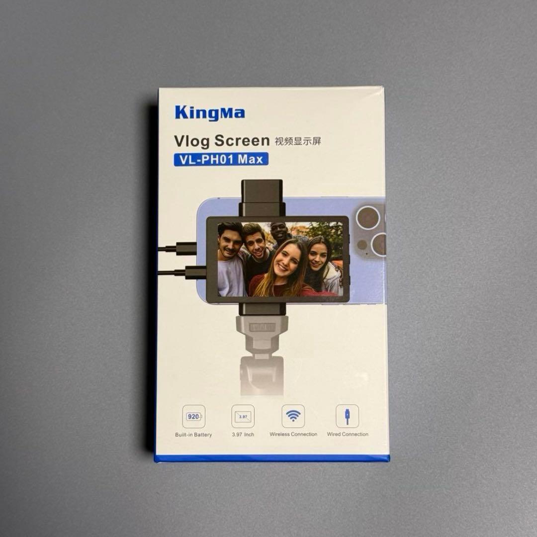 KingMa Vlog Screen VL-PH01 Max モニター
