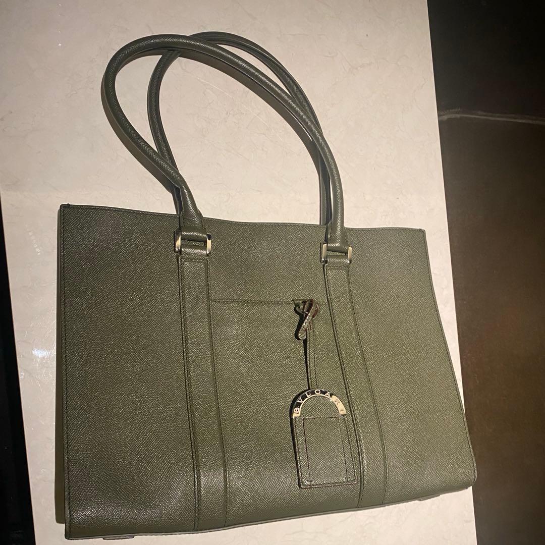 【早い者勝ち】BVLGARI MAN ジップトート　ブラック