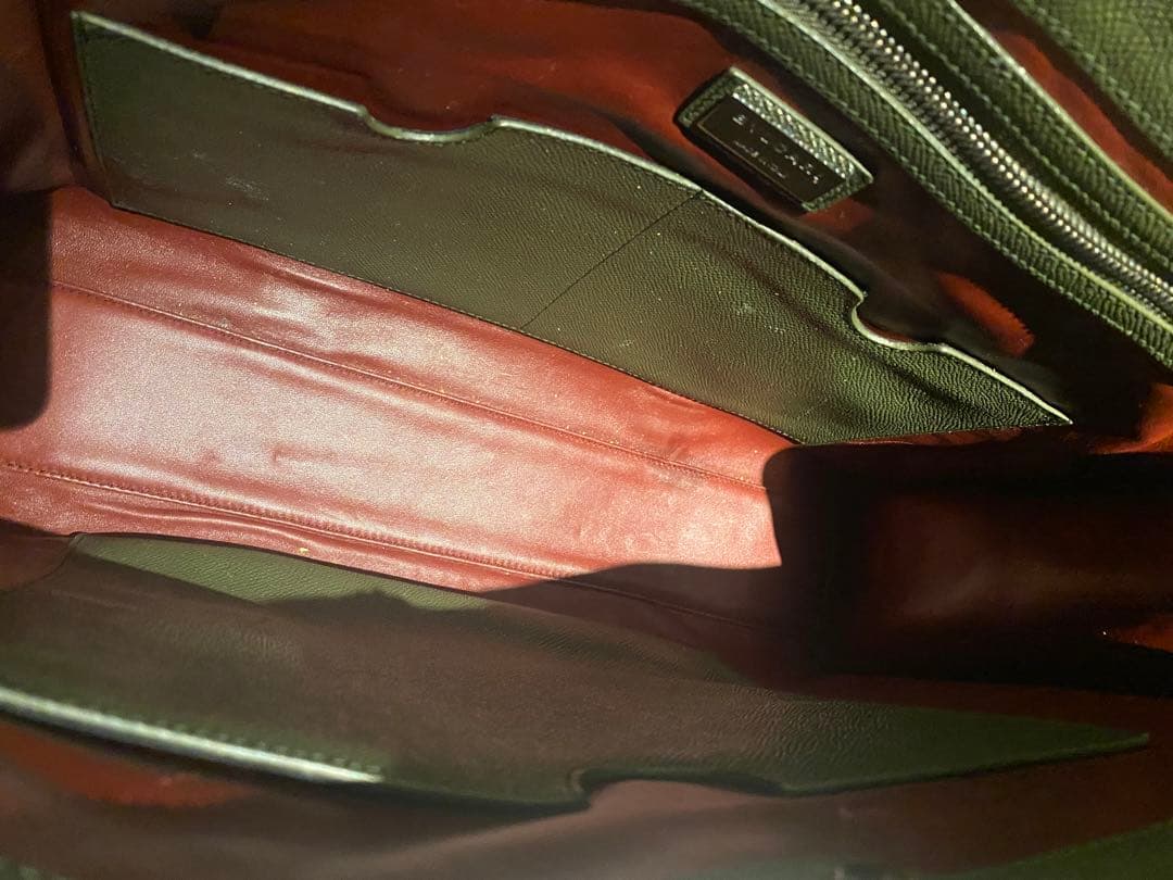 【早い者勝ち】BVLGARI MAN ジップトート　ブラック