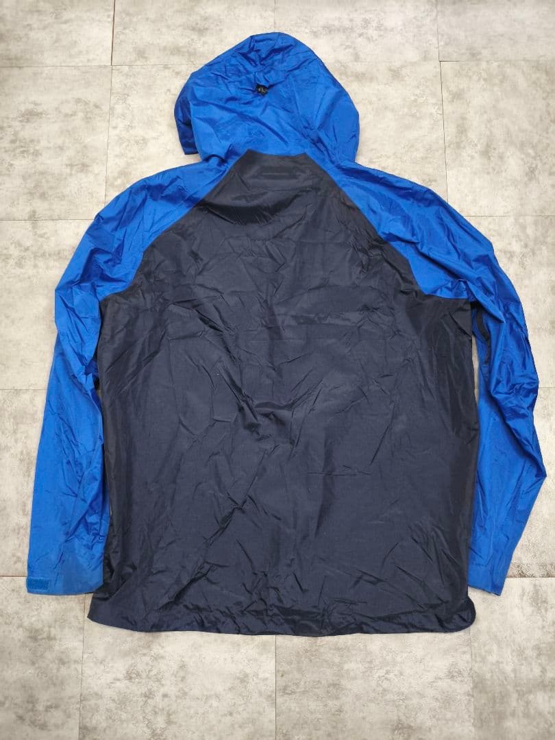 patagonia トレントシェルジャケット　XL ブルー×ブラック