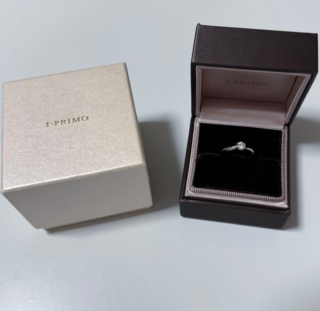 【まぁくしっくす】アイプリモ　婚約指輪　新品未使用　箱付き　7号
