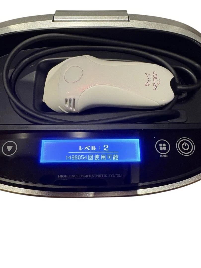 ケノン 脱毛器 ホワイト 取扱説明書付き