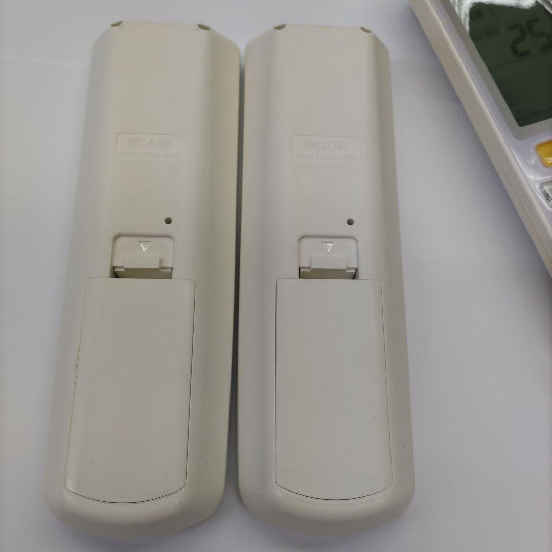 ダイキン⭐️リモコン☆ＢＲＣ４Ｌ１０１☆綺麗☆電池付き☆直ぐ使用可能⭐️2個