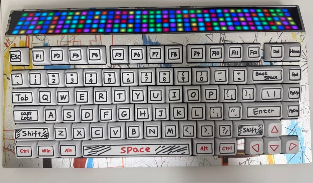 キーボード Angry Miao Cyberboard r4 Graffiti bebop