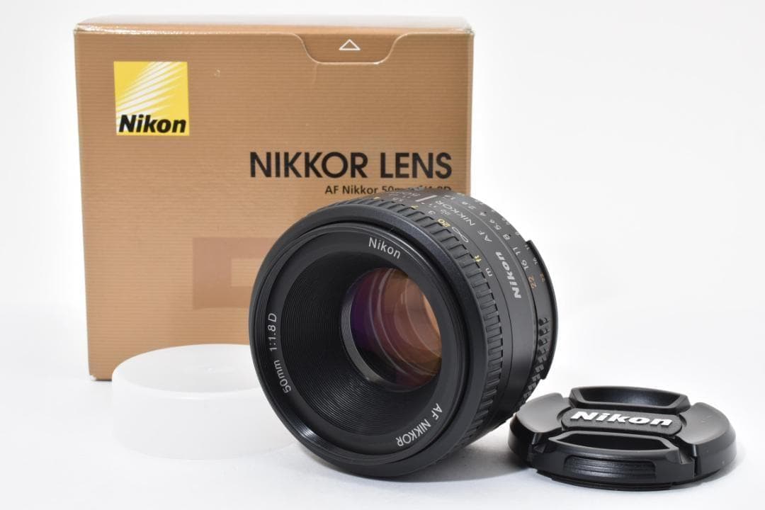 ★極上美品★ Nikon AF NIKKOR 50mm F1.8D 箱付