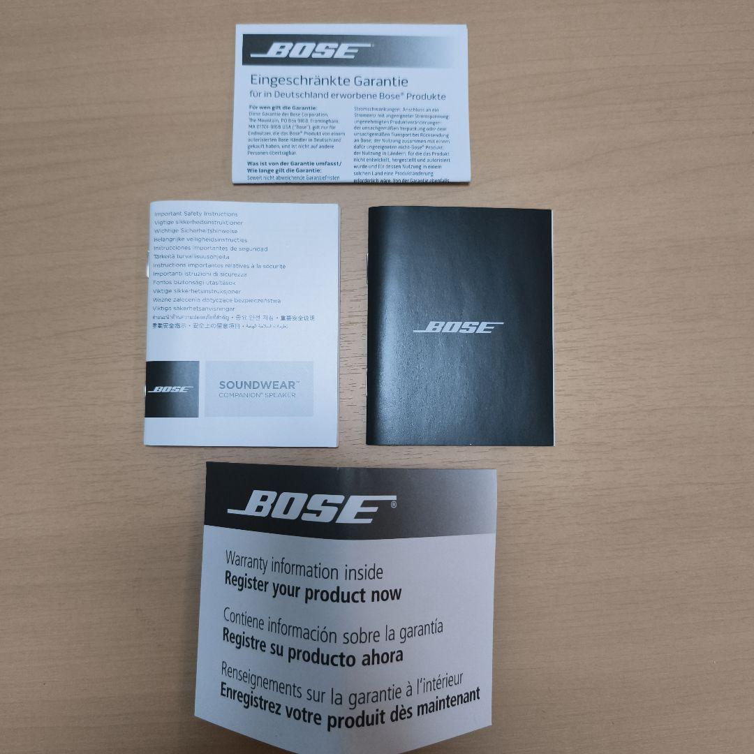 Bose SoundWear Companion Speaker ブラック
