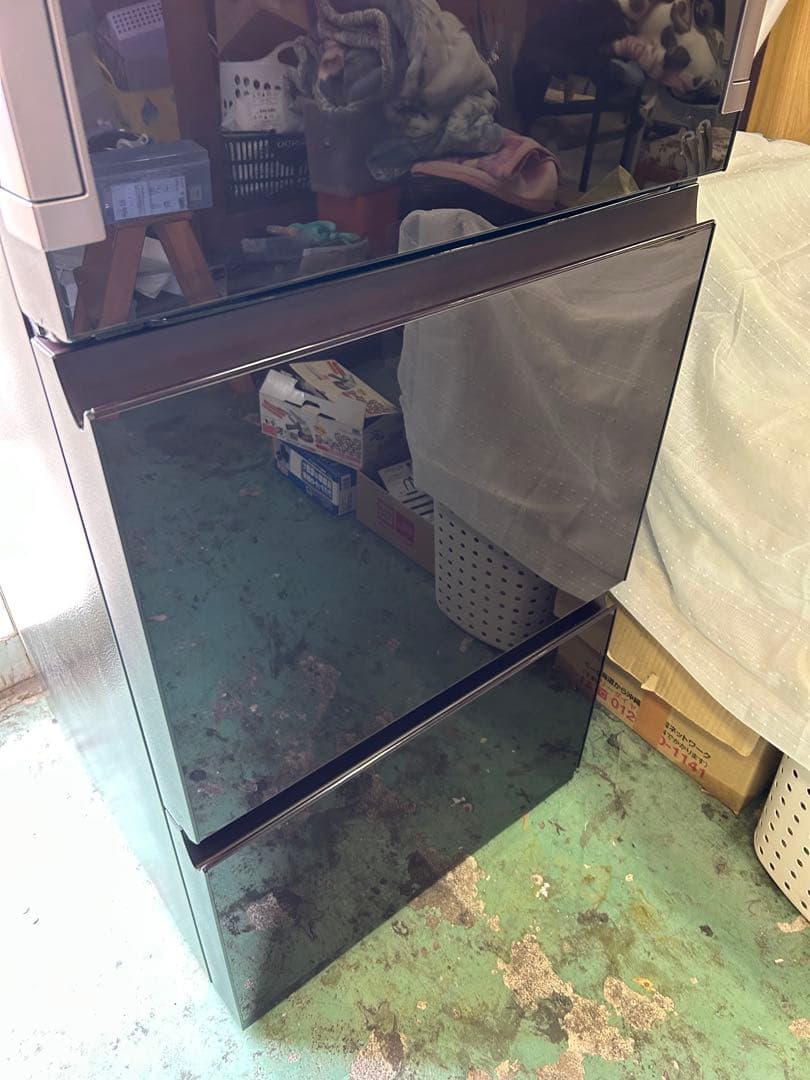 【美品】シャープ 冷蔵庫 SJ-GW35H-R 350L 両開き 2022年製