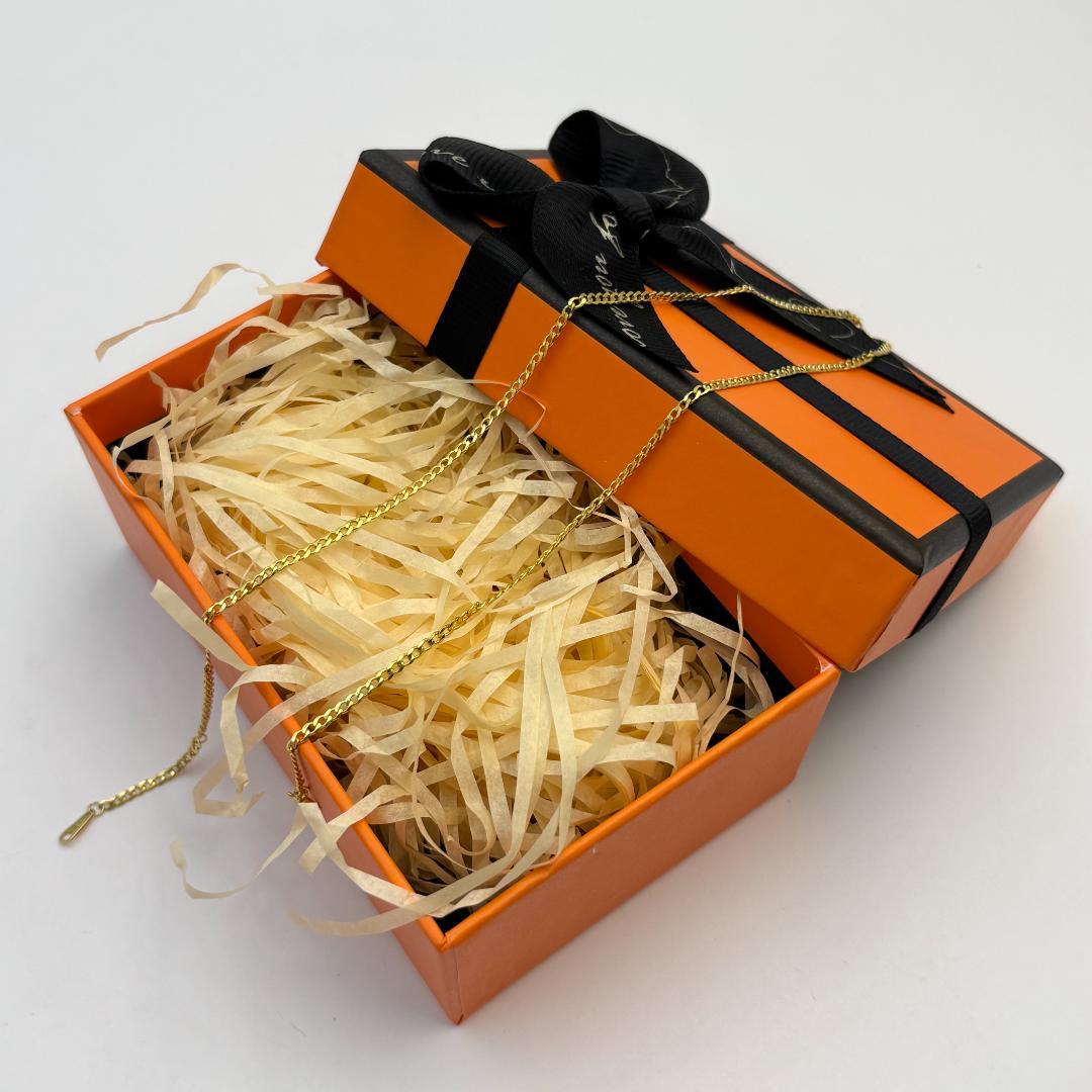 ⭐ 極美品 ✨K18金 チェーンネックレス ギフトボックス付き