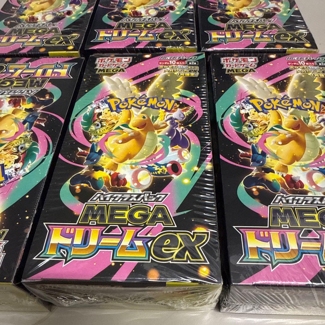 ポケモンカードMEGAドリームex シュリンク付き　6BOX