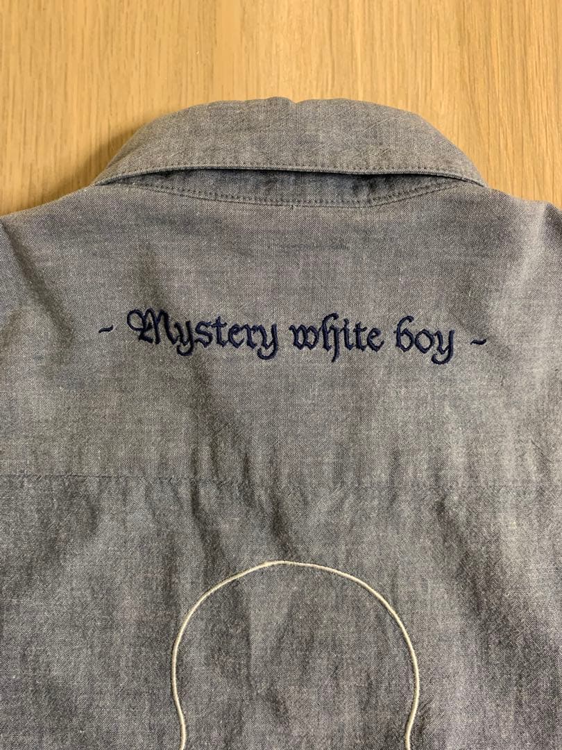 NUMBER (N)INE 01SS シャツ スカル刺繍 タイム期 00s