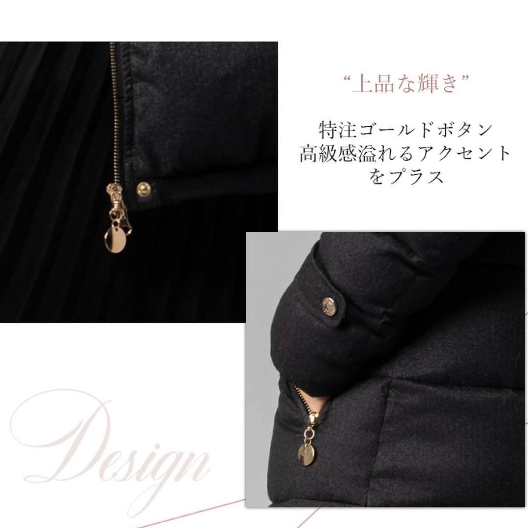 【専用】La MODE ロングダウンコート 細見え インディゴブルー40(L)