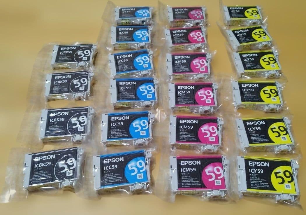 EPSON ICBK59/ICC59/ICM59/ICY59/IC5CL59現状