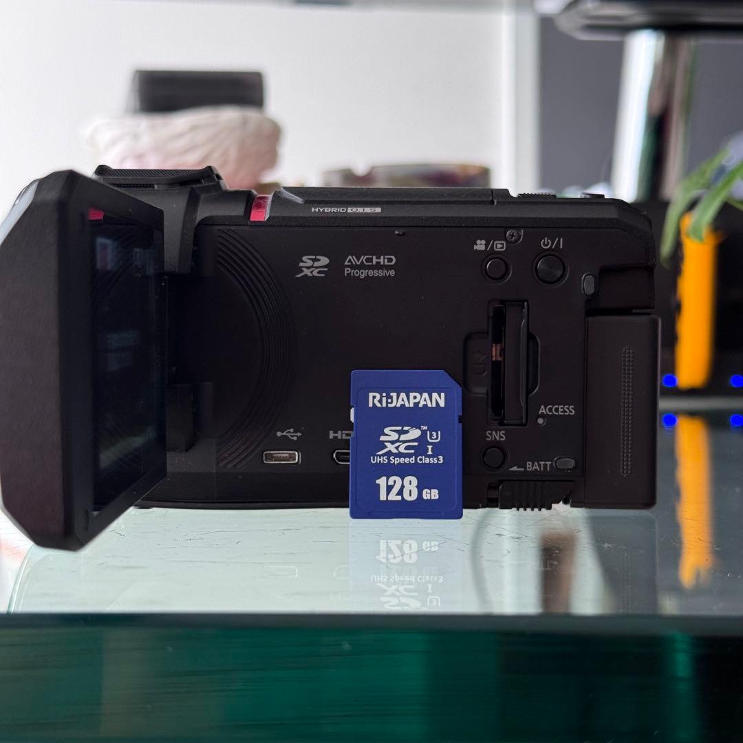 【超格安】Panasonic HC-VX2MS 128GBSDカード充電ケーブル