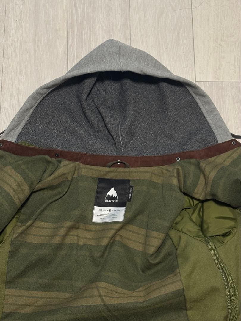 BURTON dunmore ジャケット Mサイズ カーキ