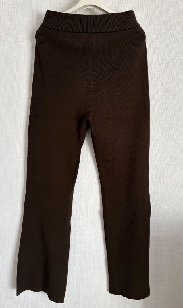 Deuxieme Classe Diner BリブVネック&パンツ セットアップ