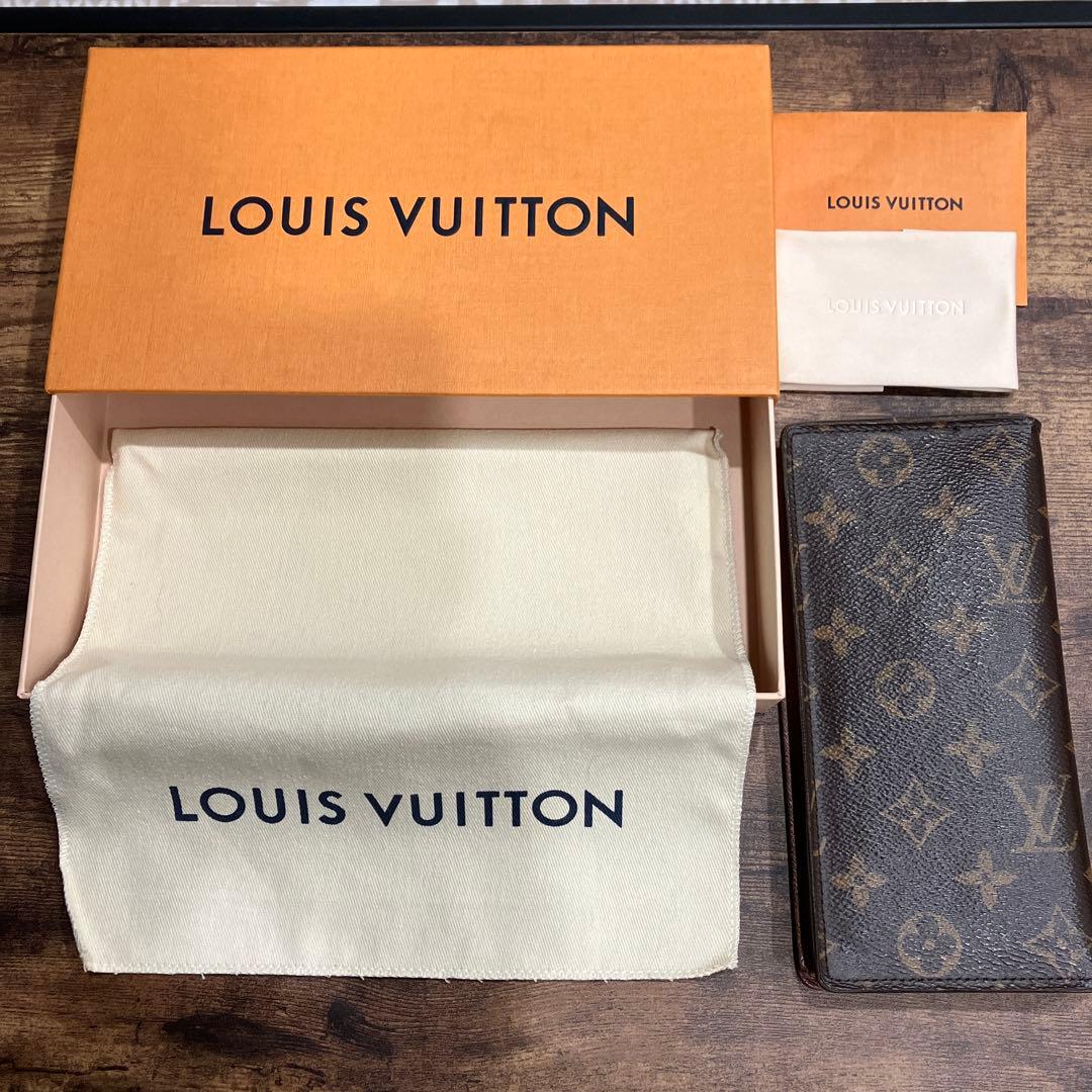 ルイヴィトン モノグラム ポルトフォイユ ブラザ 　2つ折り長財布
