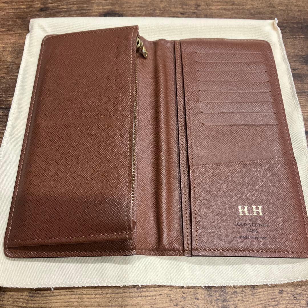 ルイヴィトン モノグラム ポルトフォイユ ブラザ 　2つ折り長財布