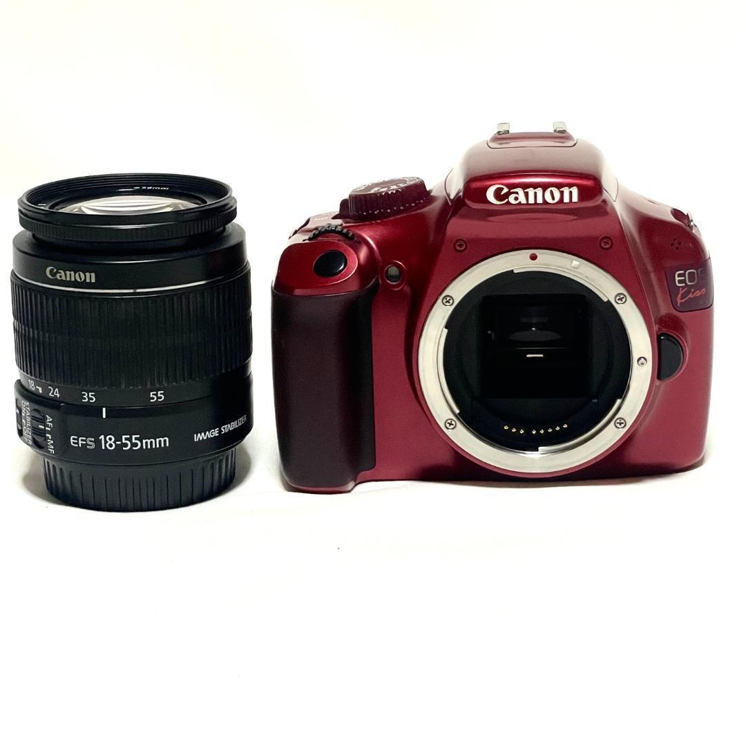 赤い一眼❣️ Canon EOS Kiss X50 クリエイティブ全自動✨