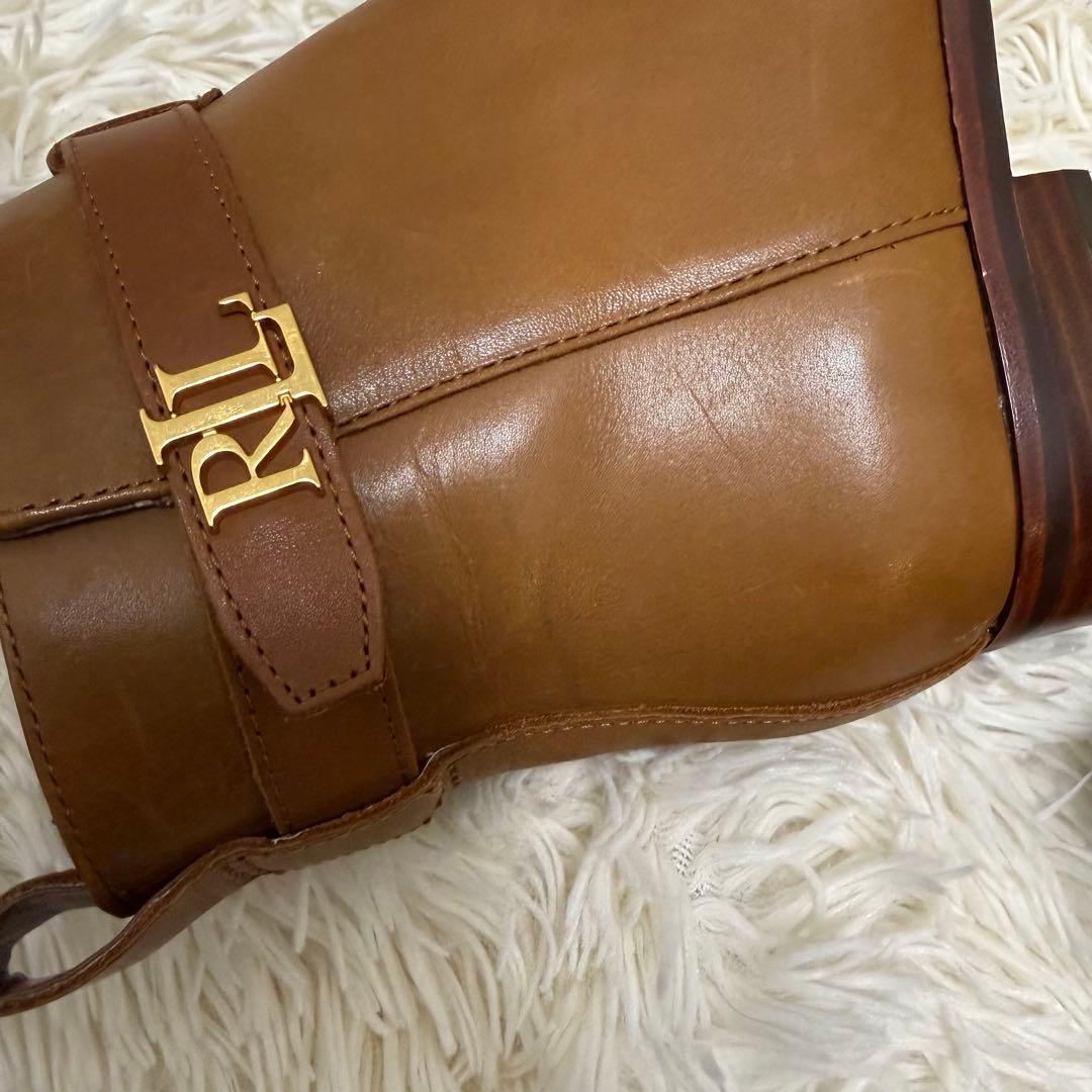 ラルフローレン RALPH LAUREN　ショートブーツ　サイドジップ