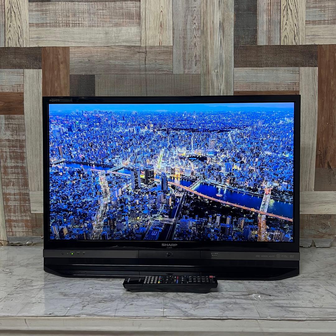 即日受渡❣️全国送料込シャープ ブルーレイ・HDD搭載32型TV録画ダビング機能