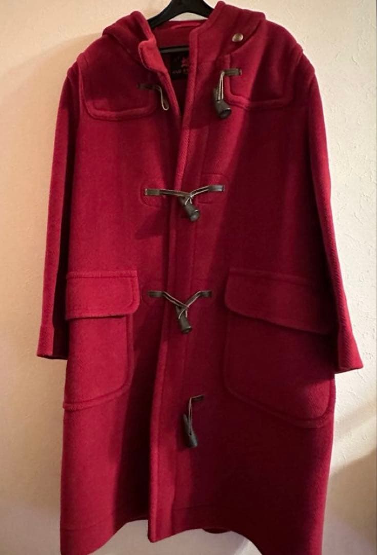 ⭐️値下げ要相談⭐️希少♡OLD ENGLAND ヘリンボーンダッフルコート　レッド