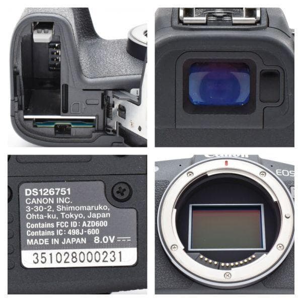 【美品】キャノン Canon EOS RP ボディ ミラーレスカメラ