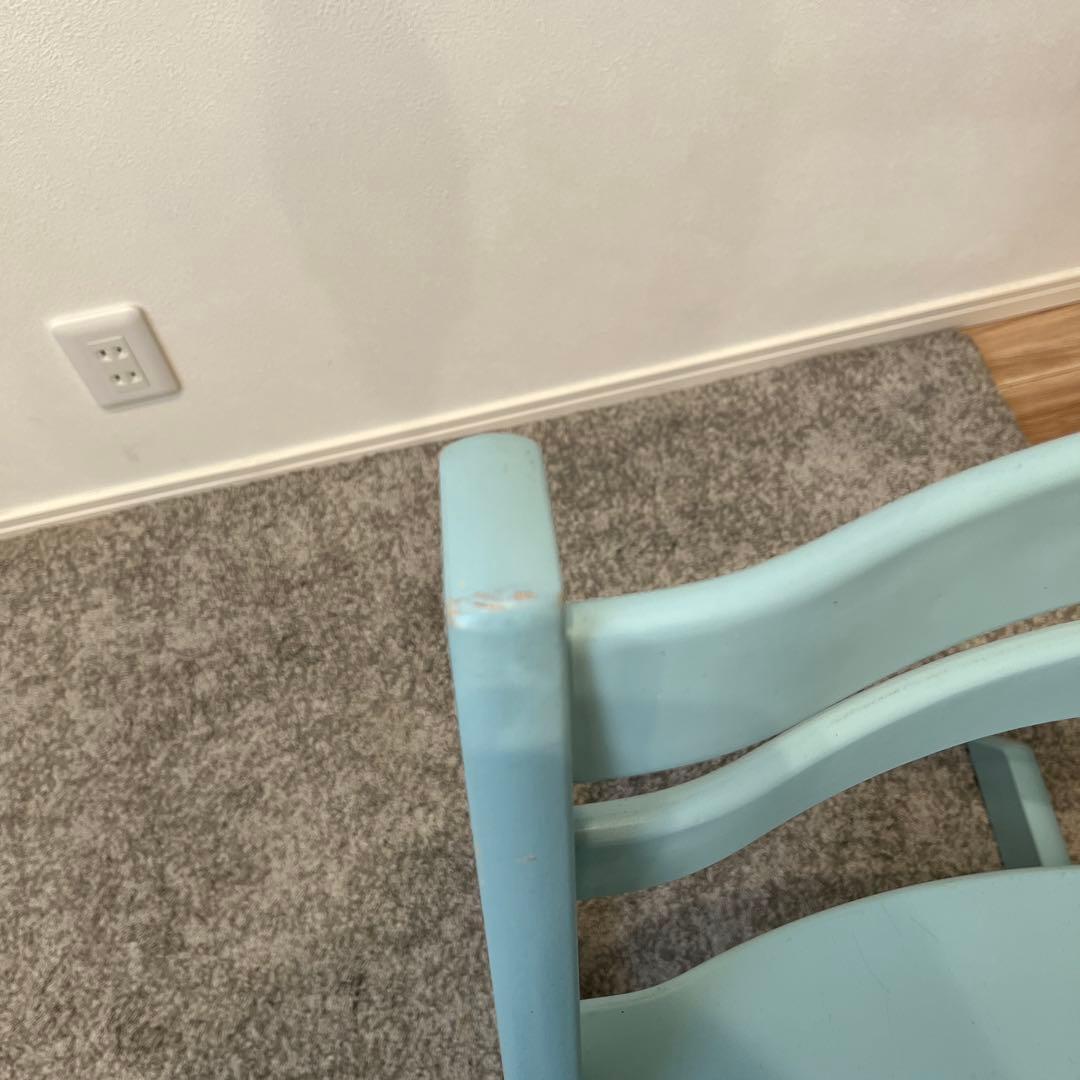 STOKKE ストッケ トリップトラップ アクアブルー 転倒防止付 廃盤色 希少